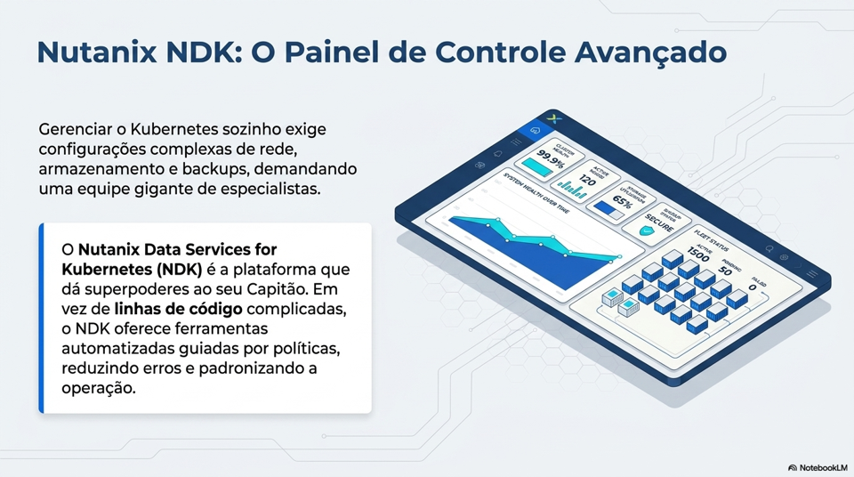 Nutanix NDK: o painel de controle avançado